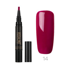 Load image into Gallery viewer, ROSALIND Newest 5ML 58 Color Gel Nail Varnish Pen Brush Glitter Nail Gel Polish Hybrid Dawdler UV Nail Art Gel Lacquer Gel Paint