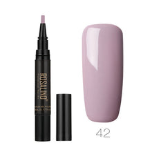 Load image into Gallery viewer, ROSALIND Newest 5ML 58 Color Gel Nail Varnish Pen Brush Glitter Nail Gel Polish Hybrid Dawdler UV Nail Art Gel Lacquer Gel Paint