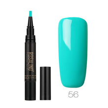 Load image into Gallery viewer, ROSALIND Newest 5ML 58 Color Gel Nail Varnish Pen Brush Glitter Nail Gel Polish Hybrid Dawdler UV Nail Art Gel Lacquer Gel Paint