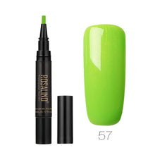 Load image into Gallery viewer, ROSALIND Newest 5ML 58 Color Gel Nail Varnish Pen Brush Glitter Nail Gel Polish Hybrid Dawdler UV Nail Art Gel Lacquer Gel Paint