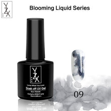 Load image into Gallery viewer, YZX 10ml Watercolor Paint Nail Art Blooming Liquid Smoke Marble Effect Special Varnish Gel DIY Ink Smudge Bubble Armor Lacquer