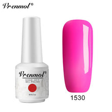 Load image into Gallery viewer, Vrenmol Nail Art Design UV Gel Nail Polish Nail Paint Enamel Manicure Tool Acrylic Gel Glitter Sequins Lacquer Manicure Lamp Gel