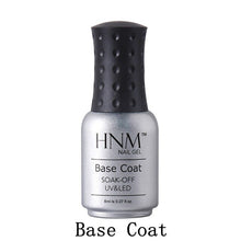 Load image into Gallery viewer, HNM Pure Color Blue Green Yellow Red UV Gel Nail Polish Need UV Lamp Base Top Varnish Soak Off Semi Permanent Gel Lacquer 8ml