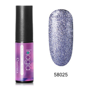 Inagla Platinum Bling Color Nails Gel Polish Paint Top Base Coat Needed Gel Nail Varnishes Semi Permanent Gellak