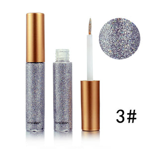 Glitter Liquid Eyeliner Pen Diamond Metallic Shine Eye Shadow & Liner Combination Pencil Eyes Makeup Glow Eyeshadow Cream Stick