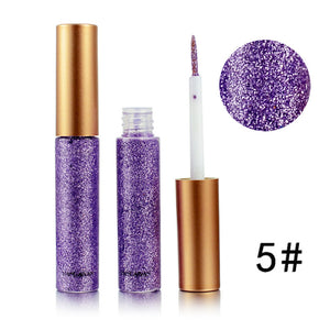 Glitter Liquid Eyeliner Pen Diamond Metallic Shine Eye Shadow & Liner Combination Pencil Eyes Makeup Glow Eyeshadow Cream Stick