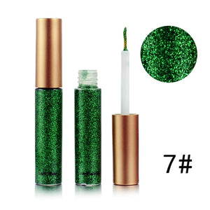 Glitter Liquid Eyeliner Pen Diamond Metallic Shine Eye Shadow & Liner Combination Pencil Eyes Makeup Glow Eyeshadow Cream Stick