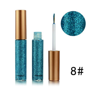 Glitter Liquid Eyeliner Pen Diamond Metallic Shine Eye Shadow & Liner Combination Pencil Eyes Makeup Glow Eyeshadow Cream Stick