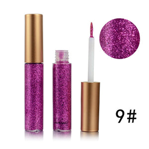 Glitter Liquid Eyeliner Pen Diamond Metallic Shine Eye Shadow & Liner Combination Pencil Eyes Makeup Glow Eyeshadow Cream Stick