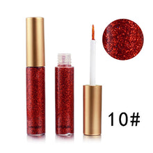 Load image into Gallery viewer, Glitter Liquid Eyeliner Pen Diamond Metallic Shine Eye Shadow &amp; Liner Combination Pencil Eyes Makeup Glow Eyeshadow Cream Stick
