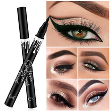 Load image into Gallery viewer, Black waterproof eyeliner pen big eye makeup lasting fluff making soft quick-drying eyeliner beauty tools
