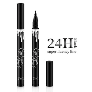 Black waterproof eyeliner pen big eye makeup lasting fluff making soft quick-drying eyeliner beauty tools