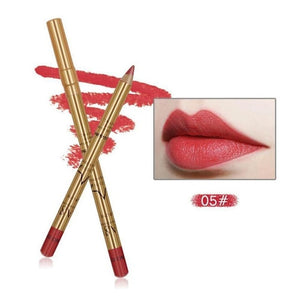 Matte Lipliner 8 Colors Makeup Waterproof 3D Contour Lips Pigment Red Lipstick Lip Liner Pencil Women Beauty Tool