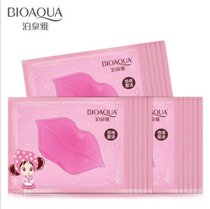 (50pcs/lot) BIOAQUA Collagen Lip Mask Baby lip films Lips Plumper Beauty Batom Maquiagem Makeup Labiales Moisturizer lipmask