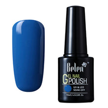 Load image into Gallery viewer, Belen 10ML Blue Color Nail Polish Long Lasting Enamel Semi Permanent Base Top Paint Gellak Hybrid Sale Varnish Lucky Lacquer
