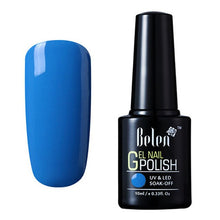 Load image into Gallery viewer, Belen 10ML Blue Color Nail Polish Long Lasting Enamel Semi Permanent Base Top Paint Gellak Hybrid Sale Varnish Lucky Lacquer
