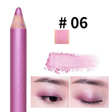 Load image into Gallery viewer, 10 Colors Double-headed Pearlescent Eye Shadow Pencil High-light Lying Silkworm Pen Brightening Waterproof Eye Liner Pencil
