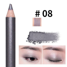 Load image into Gallery viewer, 10 Colors Double-headed Pearlescent Eye Shadow Pencil High-light Lying Silkworm Pen Brightening Waterproof Eye Liner Pencil
