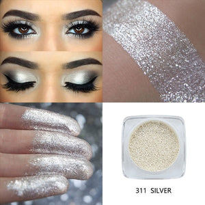 Hot Sale Shimmer Eye Glitter Makeup Powder 12 Colors Waterproof Long Lasting Gold Red White Blue Eyes Palette Recommend