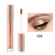 Load image into Gallery viewer, 12 Colors Glitter Eyeshadow Liquid Shimmer Eye Shadow &amp; Liner Combination Eye Contour Makeup Charm Glitter Glow Eye Shadow Pen
