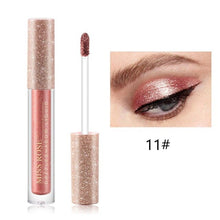 Load image into Gallery viewer, 12 Colors Glitter Eyeshadow Liquid Shimmer Eye Shadow &amp; Liner Combination Eye Contour Makeup Charm Glitter Glow Eye Shadow Pen
