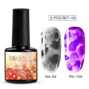 15ML Clear Color Blooming Nail Gel Polish UV Nail Art Glue Blossom Paint Gel Lacquer Hybird Organic Gel Varnish Manicure Tools