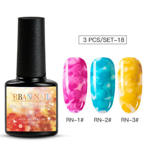 15ML Clear Color Blooming Nail Gel Polish UV Nail Art Glue Blossom Paint Gel Lacquer Hybird Organic Gel Varnish Manicure Tools