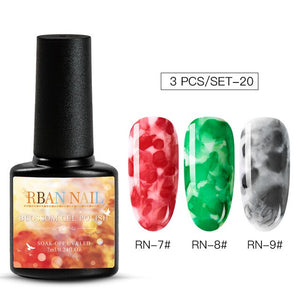 15ML Clear Color Blooming Nail Gel Polish UV Nail Art Glue Blossom Paint Gel Lacquer Hybird Organic Gel Varnish Manicure Tools