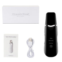 Load image into Gallery viewer, Ultrasonic Skin Scrubber Ultrasound Face Scrubber Pores Cleaner Exfoliator Blackhead Remover Comedones Extractor Skin Scruber
