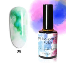 Load image into Gallery viewer, 15ML Clear Color Blooming Nail Gel Polish UV Nail Art Glue Blossom Paint Gel Lacquer Hybird Organic Gel Varnish Manicure Tools
