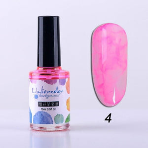 15ML Clear Color Blooming Nail Gel Polish UV Nail Art Glue Blossom Paint Gel Lacquer Hybird Organic Gel Varnish Manicure Tools