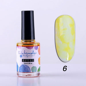 15ML Clear Color Blooming Nail Gel Polish UV Nail Art Glue Blossom Paint Gel Lacquer Hybird Organic Gel Varnish Manicure Tools