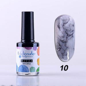 15ML Clear Color Blooming Nail Gel Polish UV Nail Art Glue Blossom Paint Gel Lacquer Hybird Organic Gel Varnish Manicure Tools