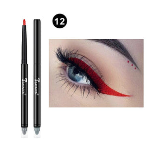 Women Double Head Eye Shadow Eyeliner Pencil Waterproof Colorful Cosmetic Eye Shadow & Liner Combination HB88