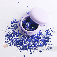 Load image into Gallery viewer, Festival Eye Glitter Sequin Powder Gold Eyes Nail Hair Body Face Shimmer Bling Eyes Makeup Pigment Make Up Blue Professional
