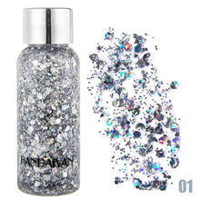 Load image into Gallery viewer, Festival Eye Glitter Sequin Powder Gold Eyes Nail Hair Body Face Shimmer Bling Eyes Makeup Pigment Make Up Blue Professional
