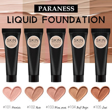 Load image into Gallery viewer, Paraness Foundation Cream for Face Professional Concealing Liquid Long-lasting Make Up Tonal Base High Coverage Makeup Bottom
