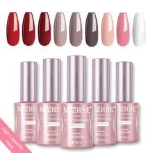 Load image into Gallery viewer, MIZHSE Nail Gel Varnish 18ML Soak Off UV LED Nail Gel Pure Color Paint Gel Enamal For Manicure Fashion Nail Art Design
