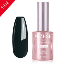 Load image into Gallery viewer, MIZHSE Nail Gel Varnish 18ML Soak Off UV LED Nail Gel Pure Color Paint Gel Enamal For Manicure Fashion Nail Art Design
