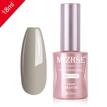 Load image into Gallery viewer, MIZHSE Nail Gel Varnish 18ML Soak Off UV LED Nail Gel Pure Color Paint Gel Enamal For Manicure Fashion Nail Art Design
