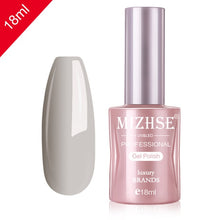 Load image into Gallery viewer, MIZHSE Nail Gel Varnish 18ML Soak Off UV LED Nail Gel Pure Color Paint Gel Enamal For Manicure Fashion Nail Art Design
