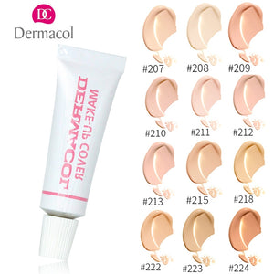 Dermacol Concealer Waterproof Foundation Cover Freckles Acne Marks Waterproof Professional Primer Cosmetic Contour Makeup