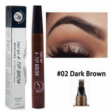 Load image into Gallery viewer, Eye Brow Pencil Waterproof Microblading Eyebrow Tattoo Pen Long-lating Fine Sketch Fork Tip Professional Liquid Eyebrows Pen
