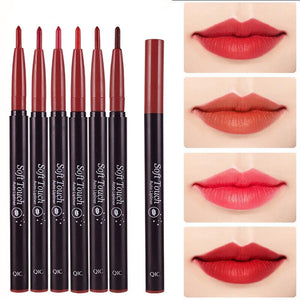 1PCS Natural Automatic Rotary Lip Liner Long-lasting Makeup Sexy Products Lipliner Lady Waterproof Beauty Red Lip Pencil Set