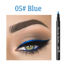 Load image into Gallery viewer, 12 Color Matte Liquid Eyeliner Pencil Party Durable Natural Black Blue Party Long-lasting Waterproof Pigment Eye Liner TSLM1
