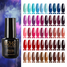 Load image into Gallery viewer, MIZHSE Nail Gel Polish 7ML UV Vernis Semi Permanent Primer Top Coat For Manicures xx Colors Gel Lacquer Paint Nail Art Gellak
