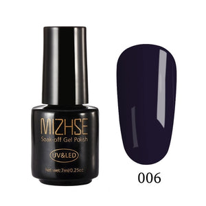 MIZHSE Nail Gel Polish 7ML UV Vernis Semi Permanent Primer Top Coat For Manicures xx Colors Gel Lacquer Paint Nail Art Gellak