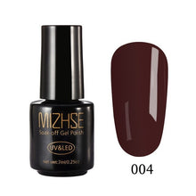 Load image into Gallery viewer, MIZHSE Nail Gel Polish 7ML UV Vernis Semi Permanent Primer Top Coat For Manicures xx Colors Gel Lacquer Paint Nail Art Gellak
