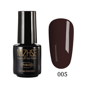 MIZHSE Nail Gel Polish 7ML UV Vernis Semi Permanent Primer Top Coat For Manicures xx Colors Gel Lacquer Paint Nail Art Gellak