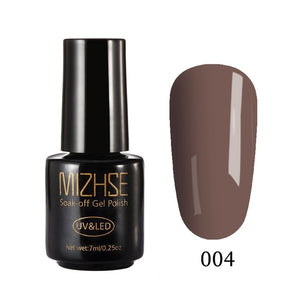 MIZHSE Nail Gel Polish 7ML UV Vernis Semi Permanent Primer Top Coat For Manicures xx Colors Gel Lacquer Paint Nail Art Gellak